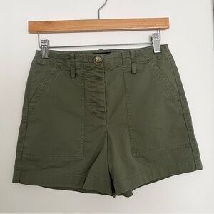 Theory Olive Green Women's Shorts